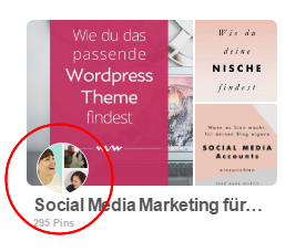 Pinterest Gruppenboards erkennen